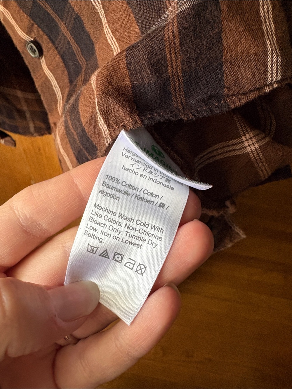 J. Crew Brown & Black Plaid Button-Down Shirt - Picture 4 of 5